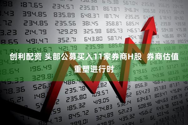 创利配资 头部公募买入11家券商H股  券商估值重塑进行时