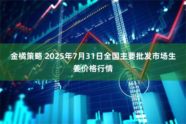 金橘策略 2025年7月31日全国主要批发市场生姜价格行情